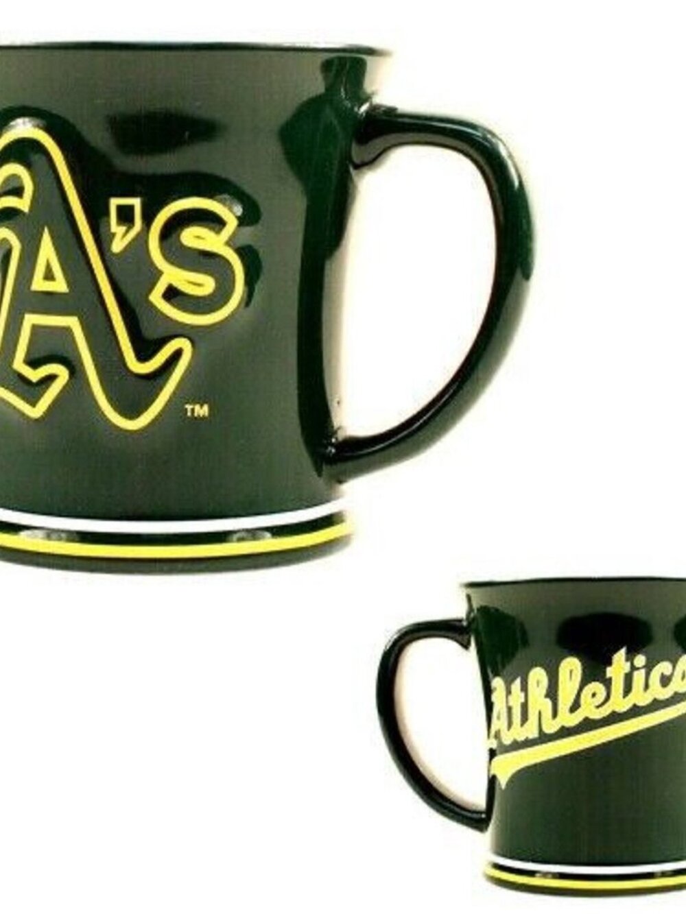 Oakland Athletics 15oz Sculpted Mug - Official MLB Merchandise